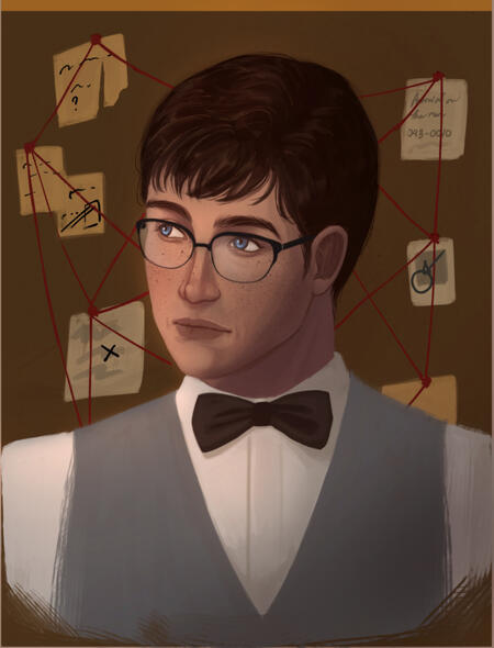 Zalel as drawn by ArtisanCris at Pillowfort